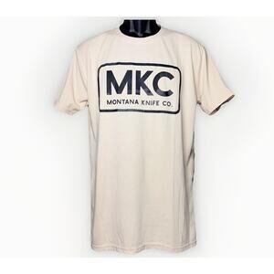 Lot Of 2 NEW Montana Knife Company T-Shirts Mens Medium Bone Black Short Sleeve